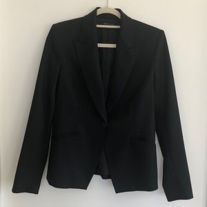 Theory Women's Fitted Black Blazer, Medium
